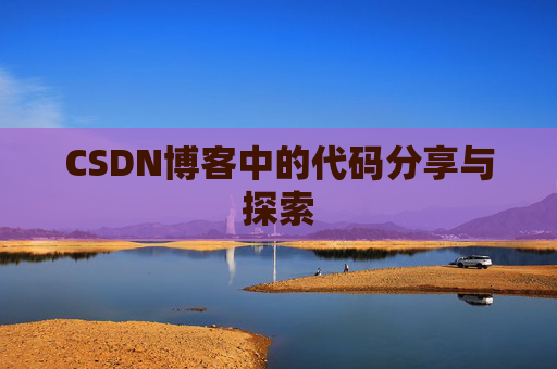 CSDN博客中的代码分享与探索